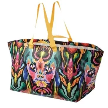 کیسه بزرگ غیر بافته جابجایی جابجایی کیف سگی تاشو کیسه قابل استفاده مجدد