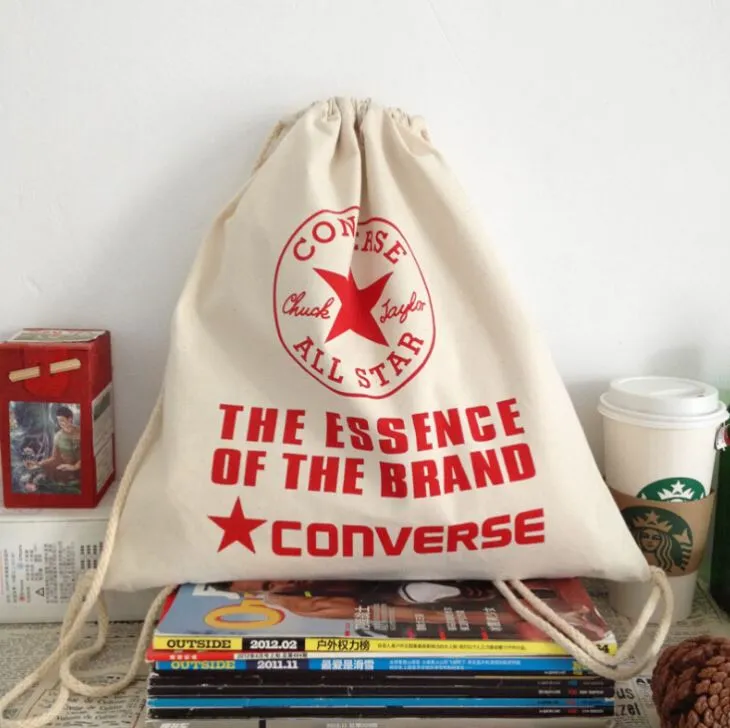 عمده فروشی پنبه طناب کشی روی پارچه کاربرد بسته بندی کیسه کیف کوله پشتی روی پارچه کاربرد با اندازه های سفارشی و آرم