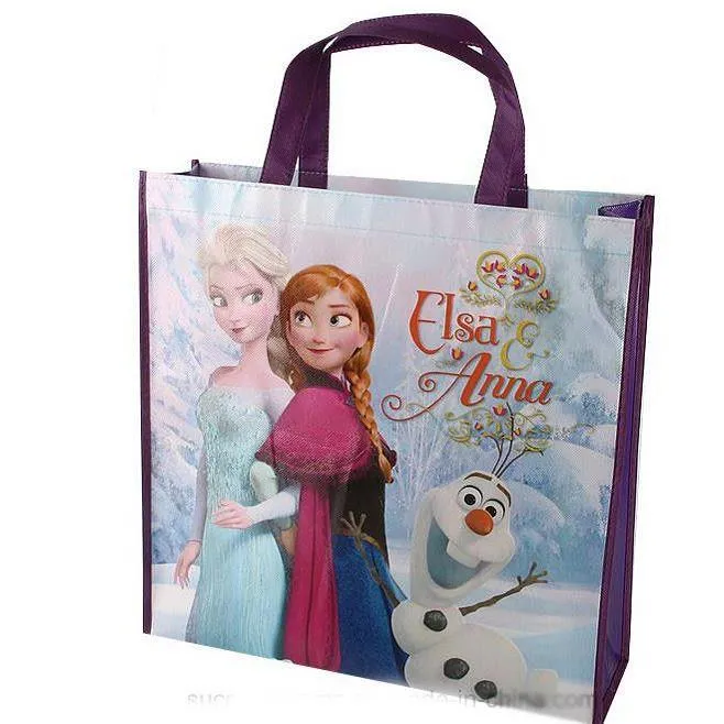 روکش تصویر سفارشی CMYK چاپ قابل بازیافت پلی پروپیلن تولیدات سبد خرید, تولید چین تولید منسوجات بی بافت خرید سبد خرید بی آنلاین زیبا