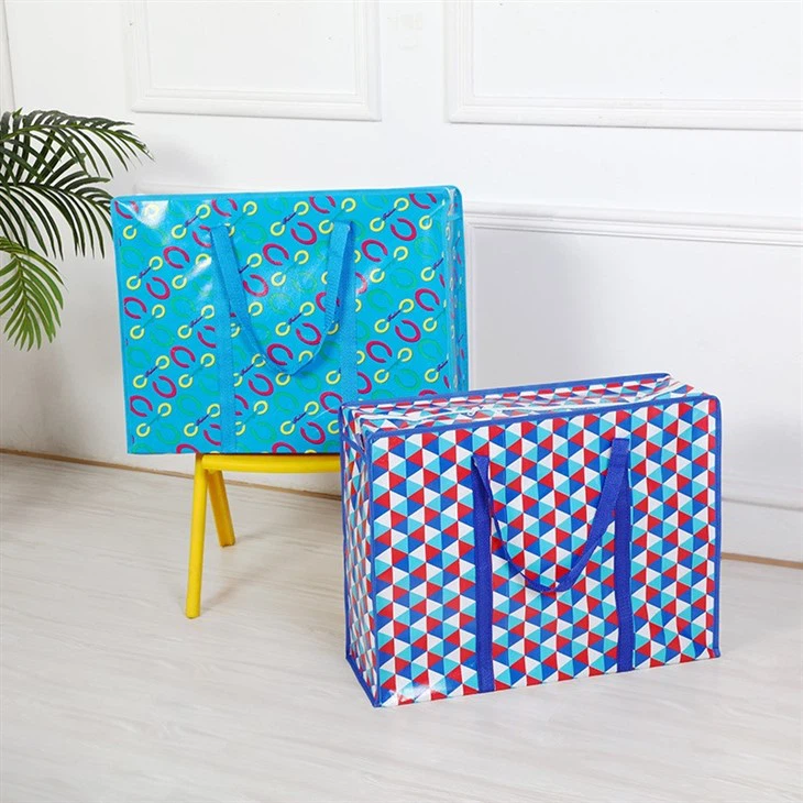 کیسه های خرید ضد آب غیر بافته سایز بزرگ بسته بندی لحاف متحرک کیسه بسته بندی موجود در انبار